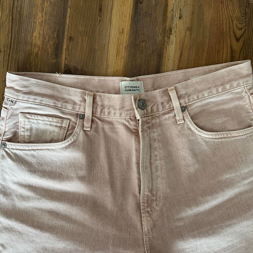 Citizens of Humanity Light Pink Relaxed Jeans